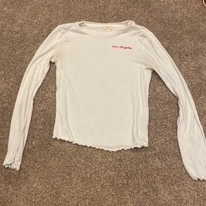 White, Los Angeles, long sleeve.